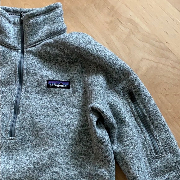 Grey Patagonia Quarter Zip - Picture 2 of 3